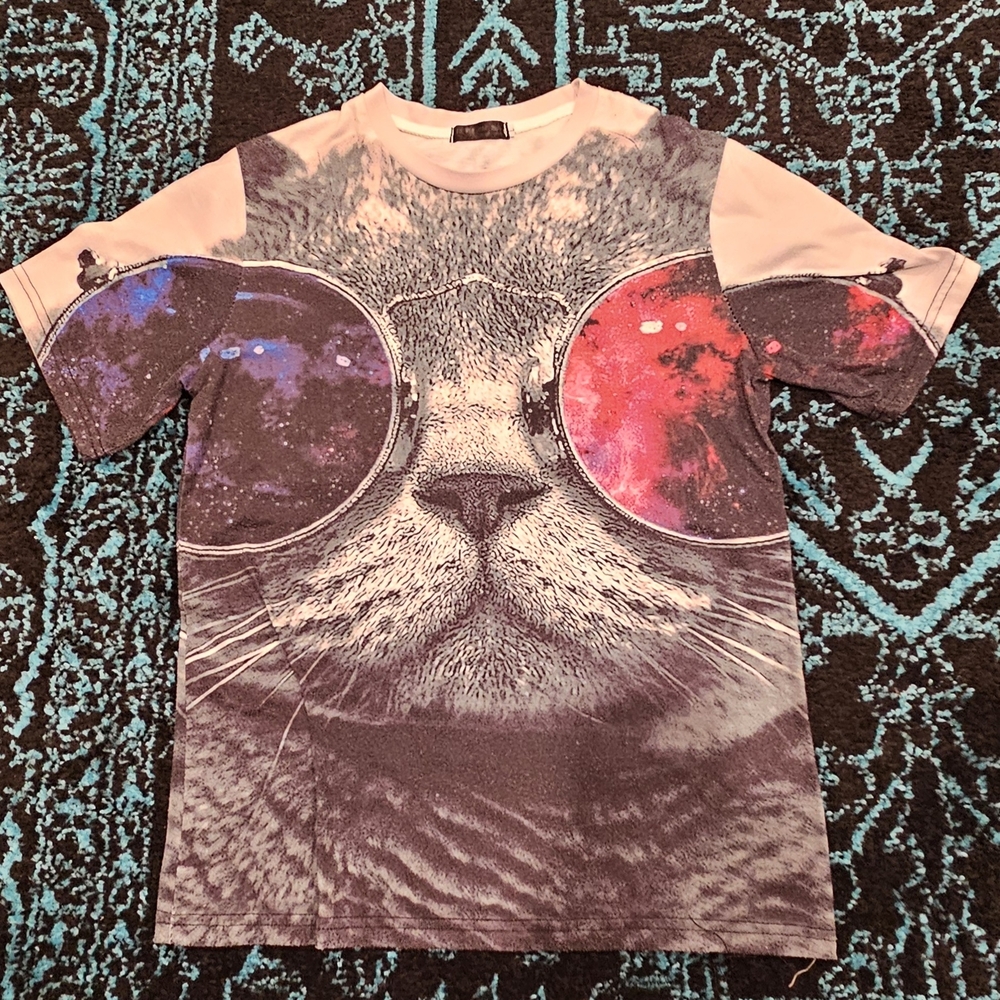 Cool Cat Graphic Kids T-Shirt